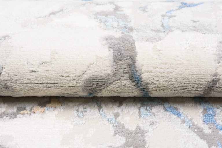 Alfombra Valley Gris Azul Moderno Líneas