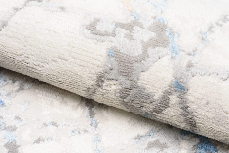 Alfombra Valley Gris Azul Moderno Líneas