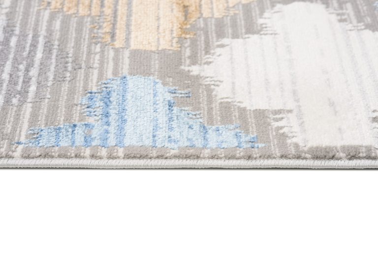 Alfombra Valley Gris Azul Trébol Marroquí