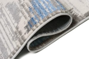 Alfombra Valley Gris Azul Trébol Marroquí