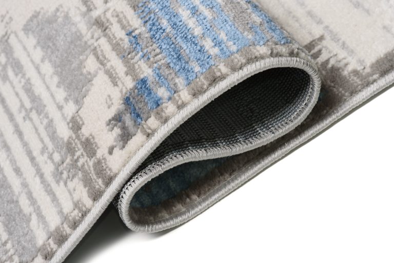 Alfombra Valley Gris Azul Trébol Marroquí