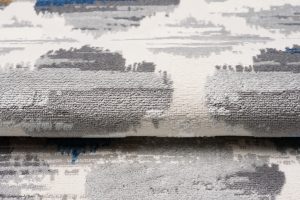 Alfombra Valley Gris Azul Trébol Marroquí