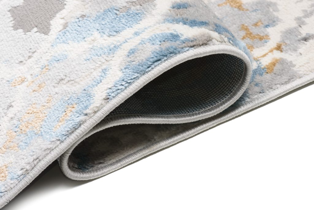 Alfombra Valley Gris Azul Vintage Trellis