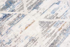 Alfombra Valley Gris Azul Geométrico Moteado