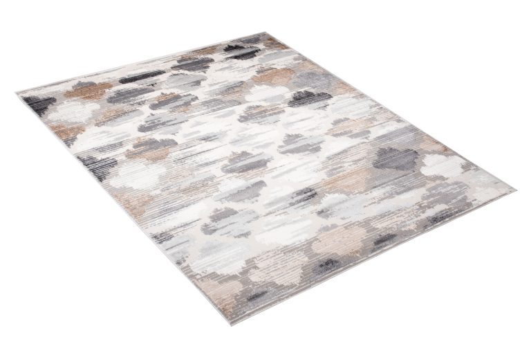 Alfombra Valley Gris Rojo Ladrillo Trébol Marroquí