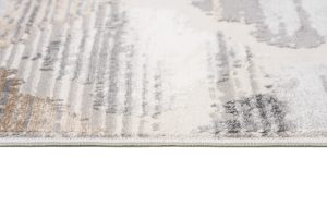 Alfombra Valley Gris Rojo Ladrillo Trébol Marroquí