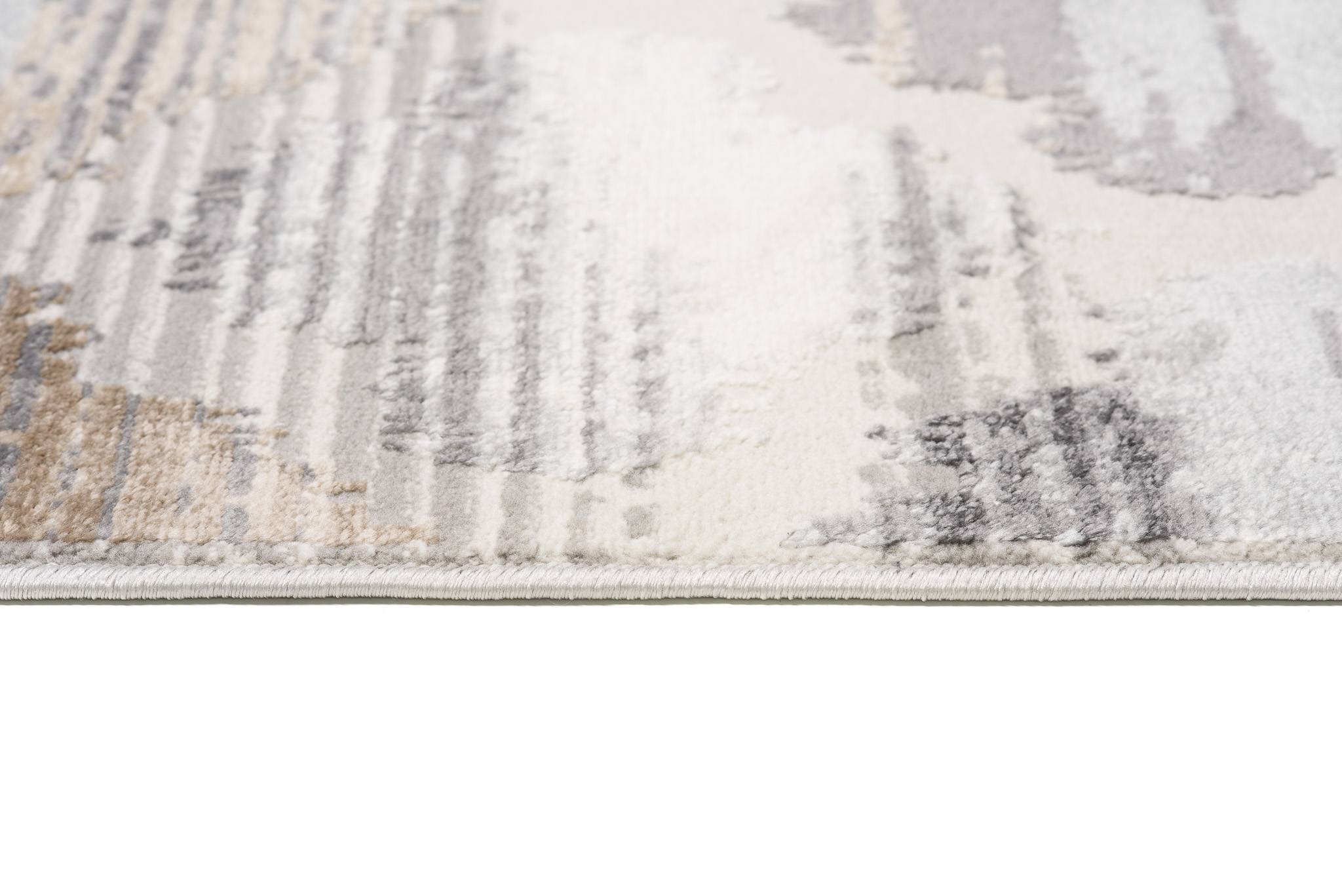 Alfombra Valley Gris Rojo Ladrillo Trébol Marroquí