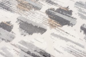 Alfombra Valley Gris Rojo Ladrillo Trébol Marroquí