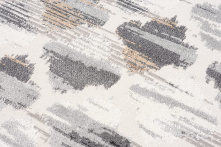 Alfombra Valley Gris Rojo Ladrillo Trébol Marroquí