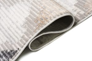 Alfombra Valley Gris Rojo Ladrillo Trébol Marroquí