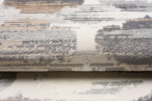 Alfombra Valley Gris Rojo Ladrillo Trébol Marroquí