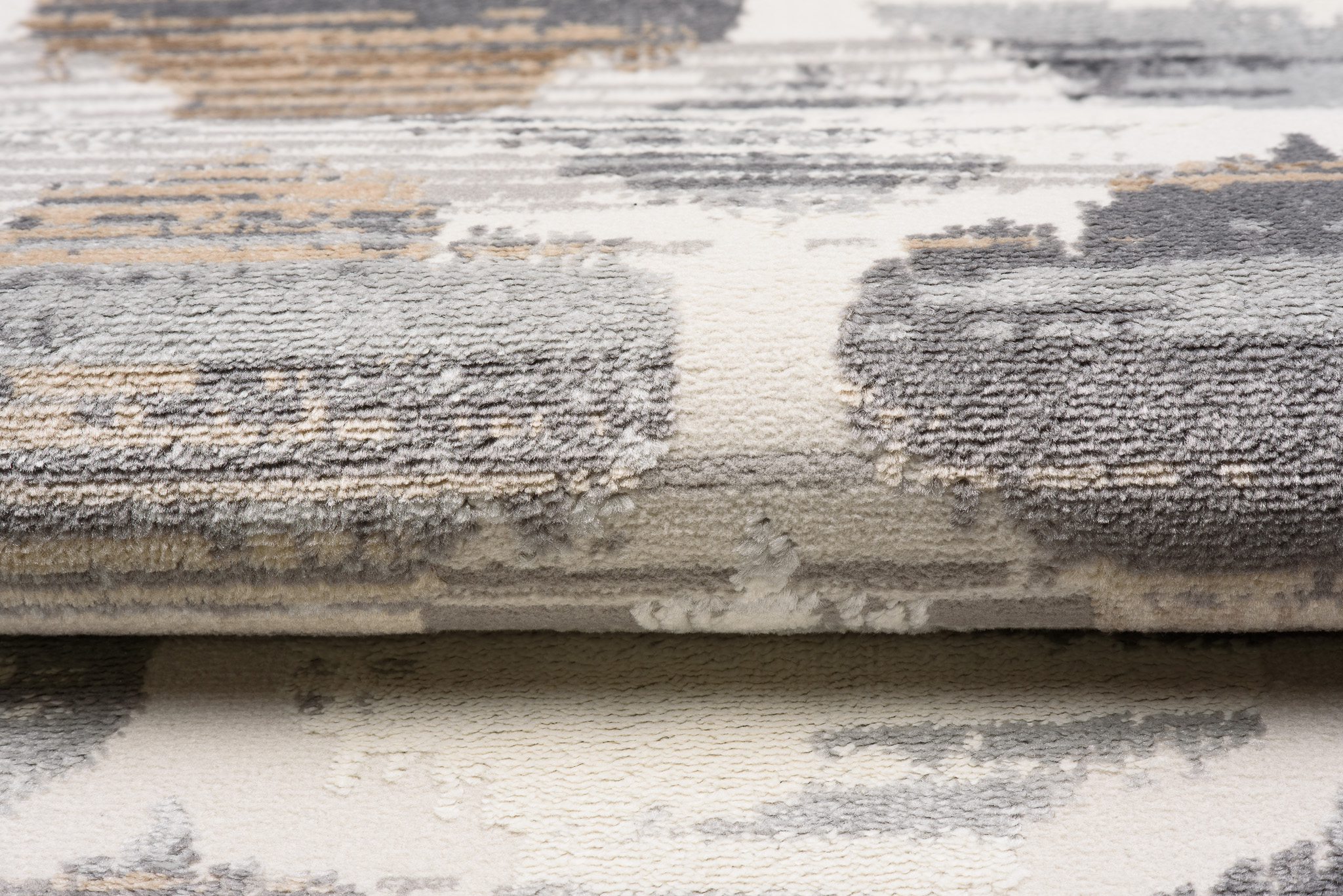 Alfombra Valley Gris Rojo Ladrillo Trébol Marroquí