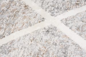 Alfombra Valley Gris Cobre Geométrico Enrejado