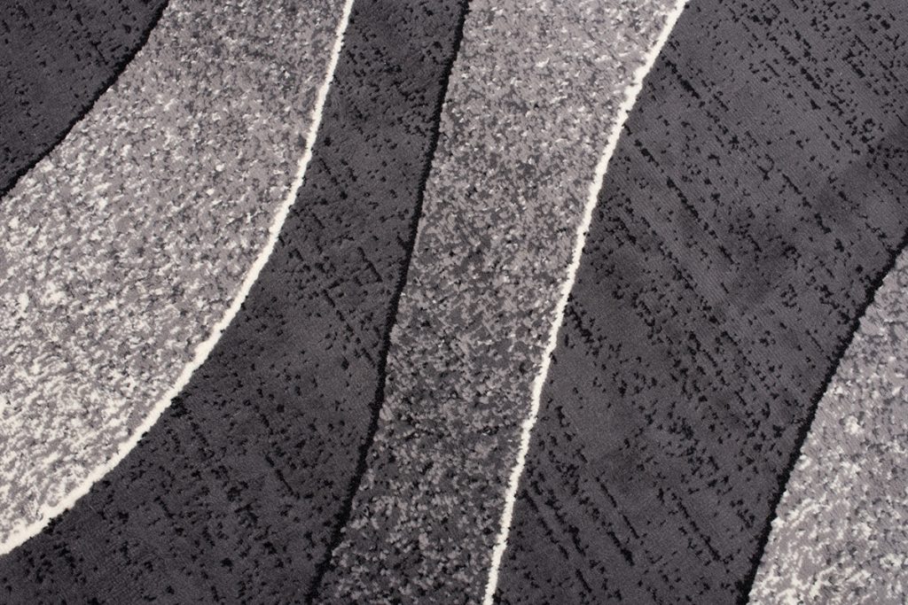 Alfombra Dream Moderno Gris Oscuro Ondas