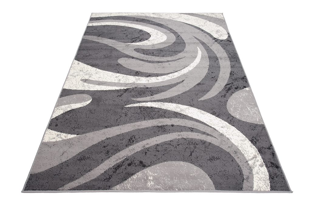 Alfombra Dream Abstracto Gris Ondas Finas