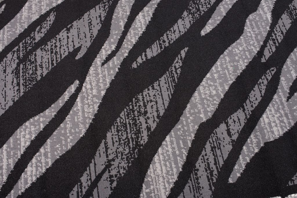 Alfombra Dream Moderno Gris Negro Estampado Tigre