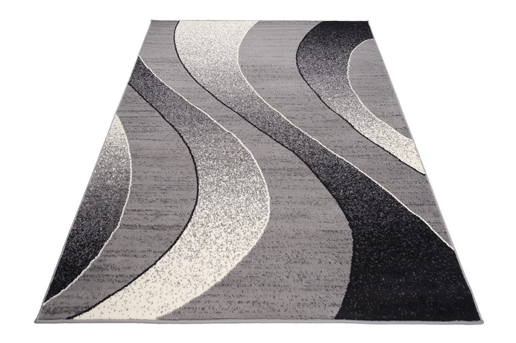 Alfombra Dream Moderno Gris Claro Ondas