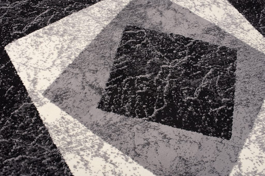 Alfombra Dream Geométrico Gris Cuadrados