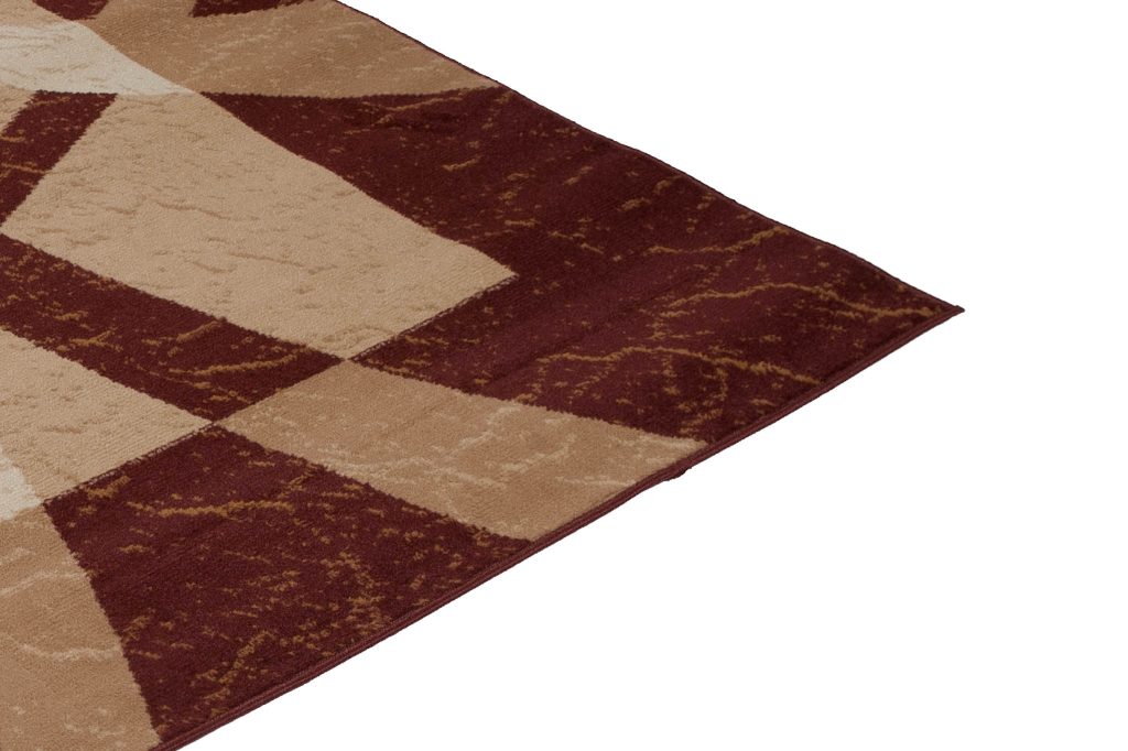 Alfombra Dream Marrón Beige Borde Líneas