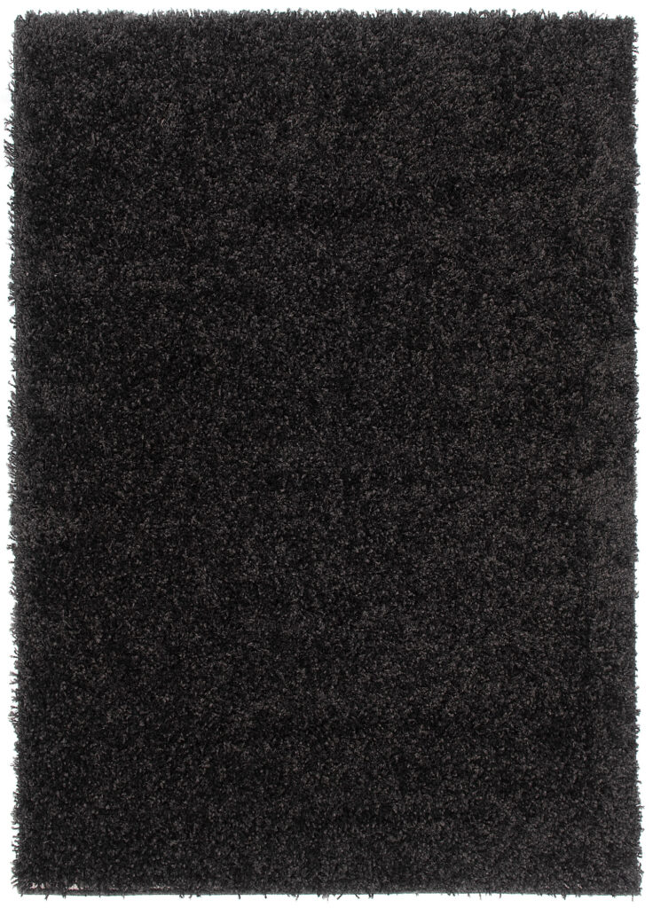 Alfombra Essence Shaggy Unicolor Antracita