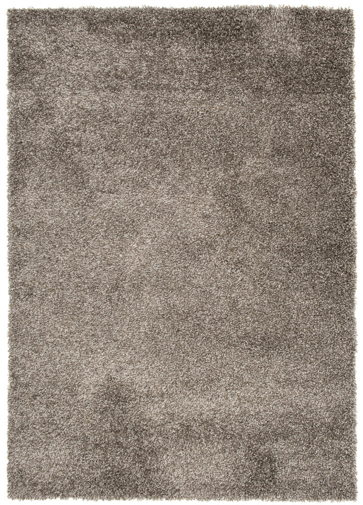 Alfombra Essence Shaggy Unicolor Taupe Gris Melange