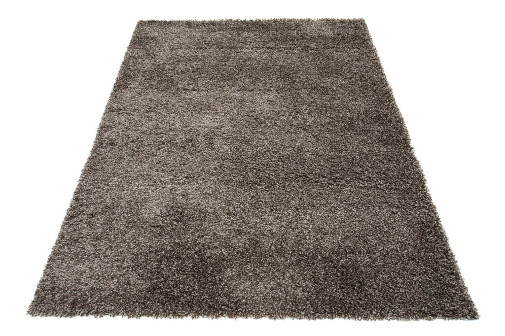 Alfombra Essence Shaggy Unicolor Taupe Gris Melange