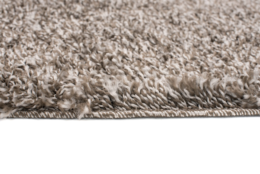 Alfombra Essence Shaggy Unicolor Taupe Gris Melange