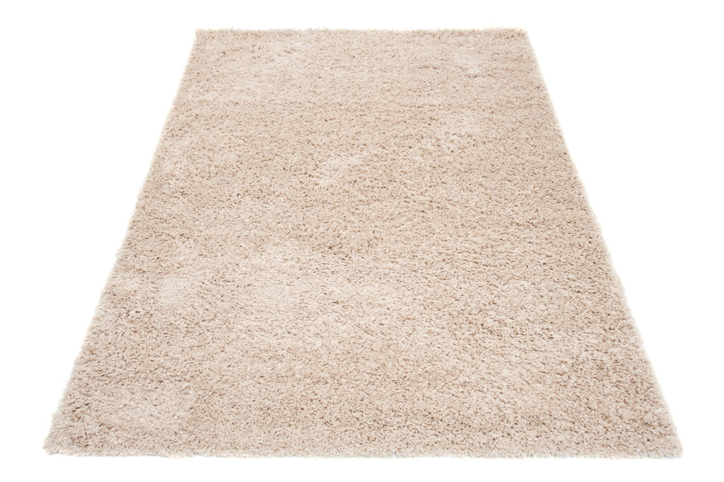 Alfombra Essence Shaggy Unicolor Beige Oscuro