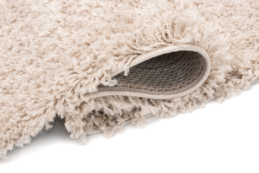 Alfombra Essence Shaggy Unicolor Beige Oscuro