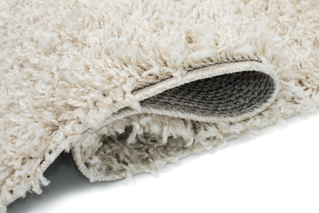 Alfombra Essence Shaggy Unicolor Beige Claro