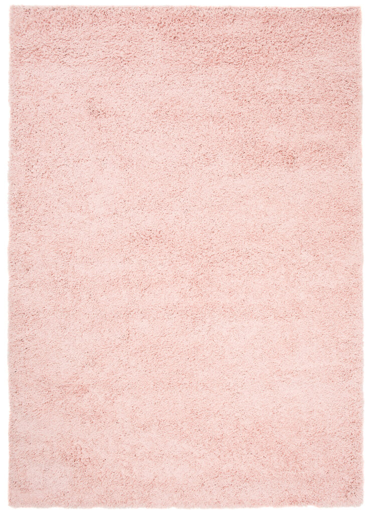 Alfombra Essence Shaggy Unicolor Rosa