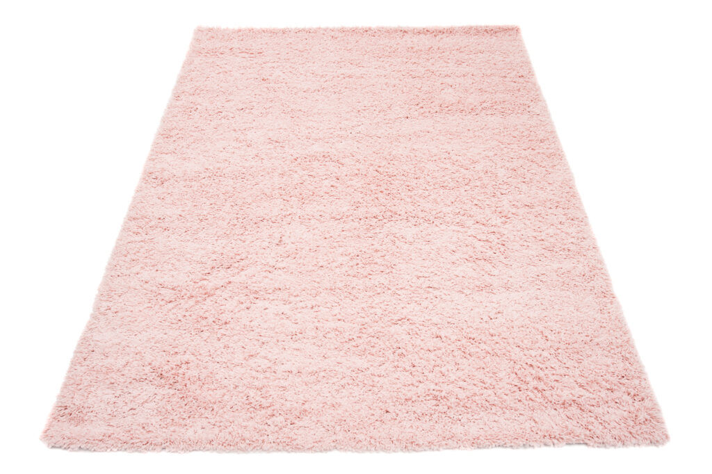 Alfombra Essence Shaggy Unicolor Rosa