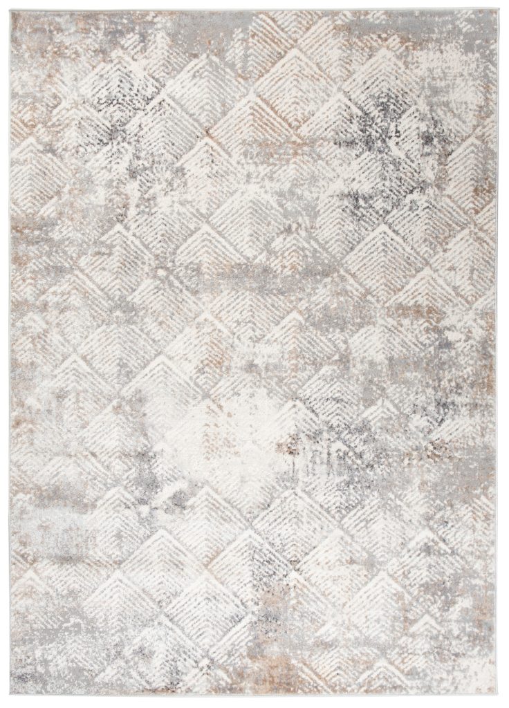 Alfombra Valley Gris Beige Geométrico Cuadrados