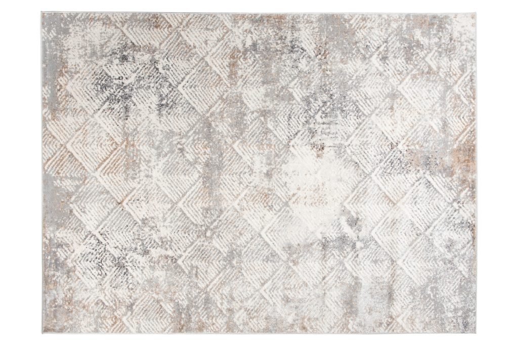 Alfombra Valley Gris Beige Geométrico Cuadrados