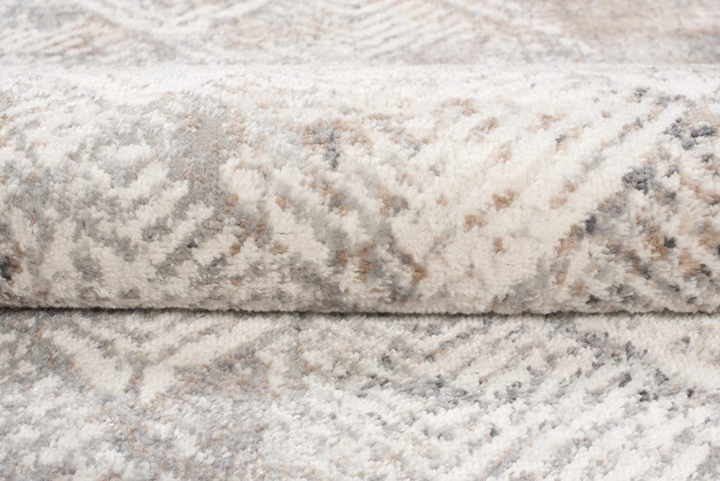 Alfombra Valley Gris Beige Geométrico Cuadrados