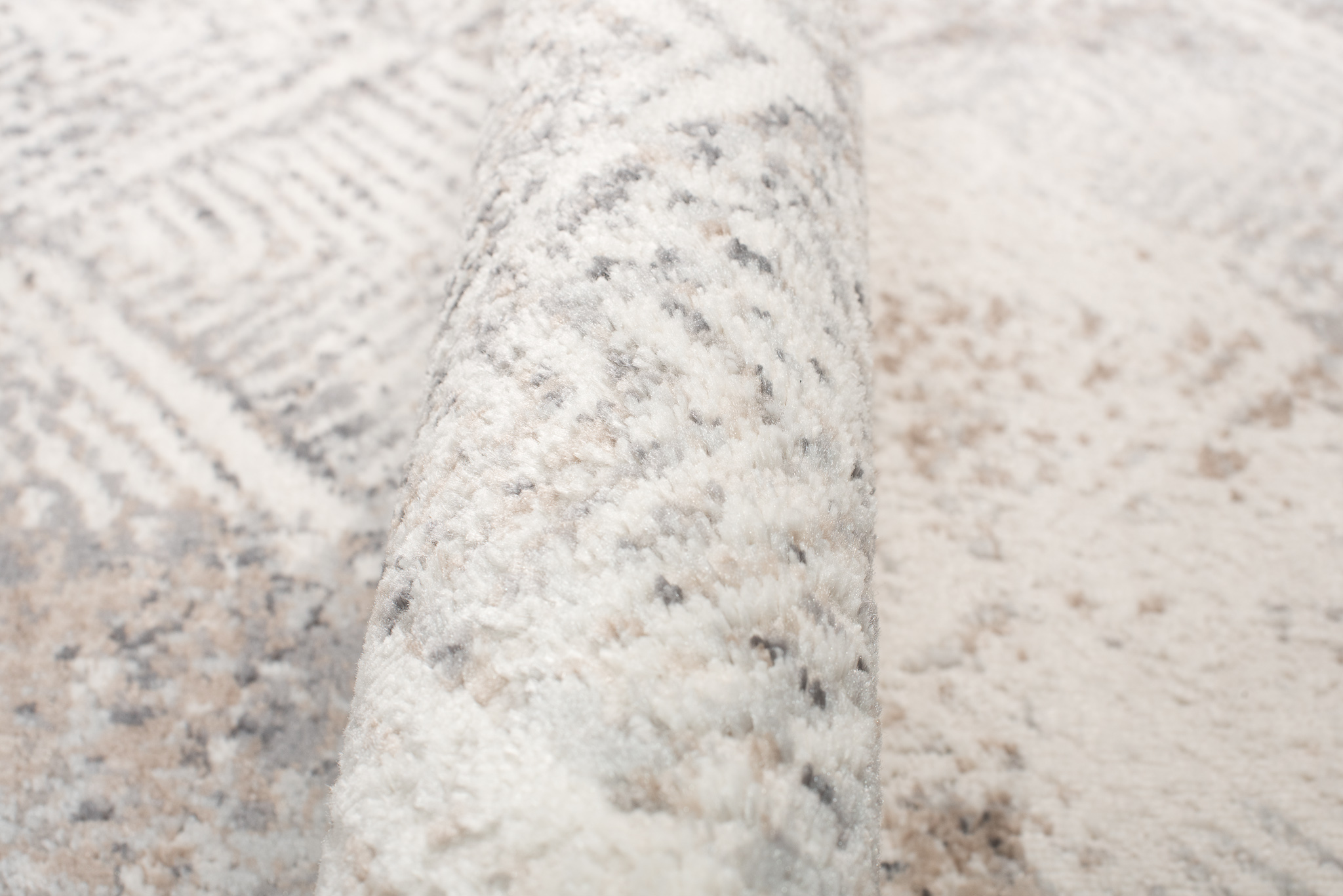 Alfombra Valley Gris Beige Geométrico Cuadrados