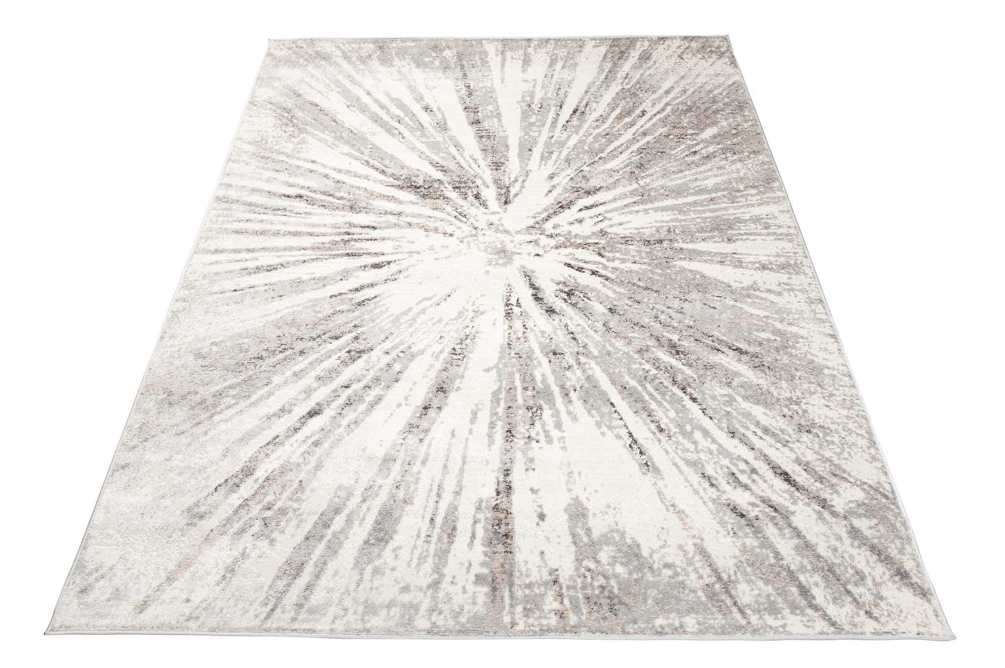 Alfombra Valley Gris Beige Abstracto Vidrio