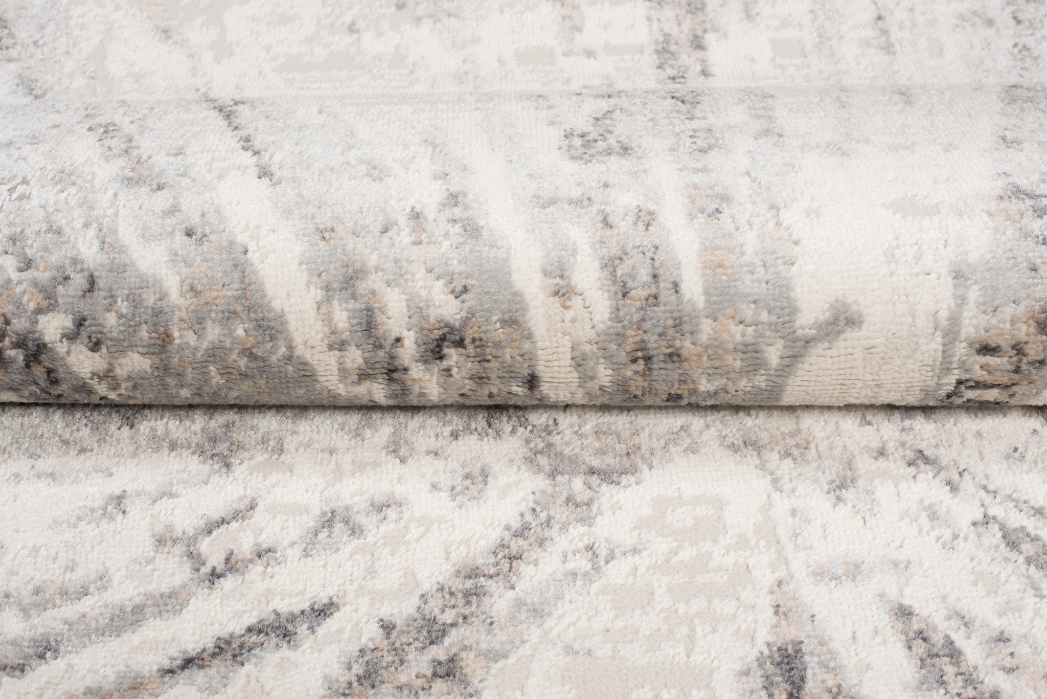 Alfombra Valley Gris Beige Abstracto Vidrio