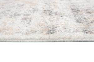 Alfombra Valley Gris Beige Ornamental Borde