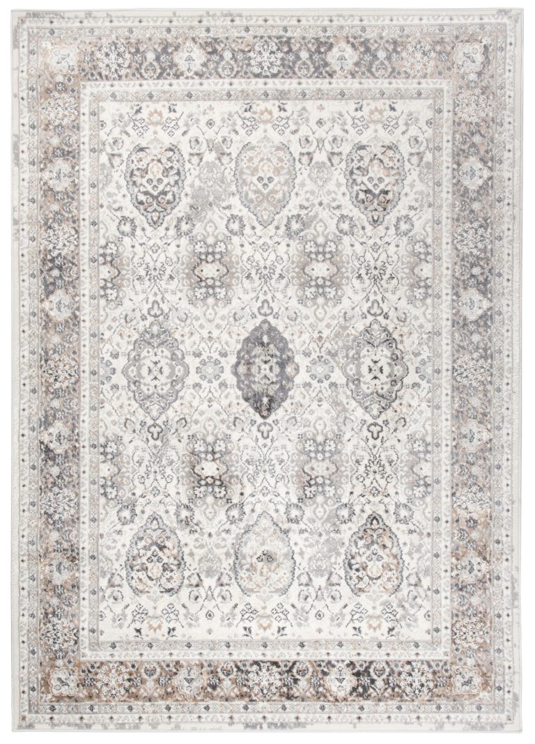 Alfombra Valley Gris Cobre Ornamental Vintage