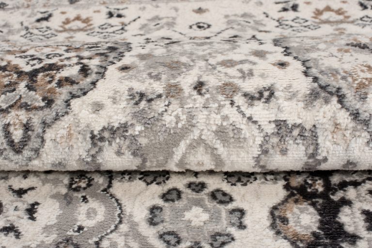 Alfombra Valley Gris Cobre Ornamental Vintage