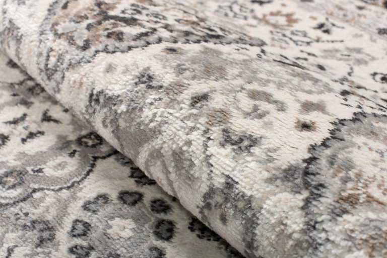 Alfombra Valley Gris Cobre Ornamental Vintage