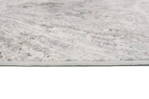 Alfombra Valley Gris Rojo Ladrillo Moderno Líneas