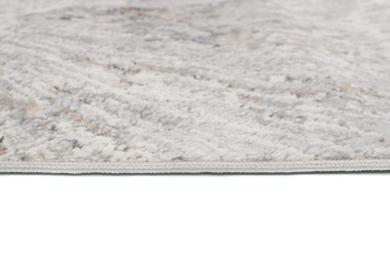 Alfombra Valley Gris Rojo Ladrillo Moderno Líneas