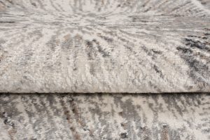 Alfombra Valley Gris Rojo Ladrillo Moderno Líneas