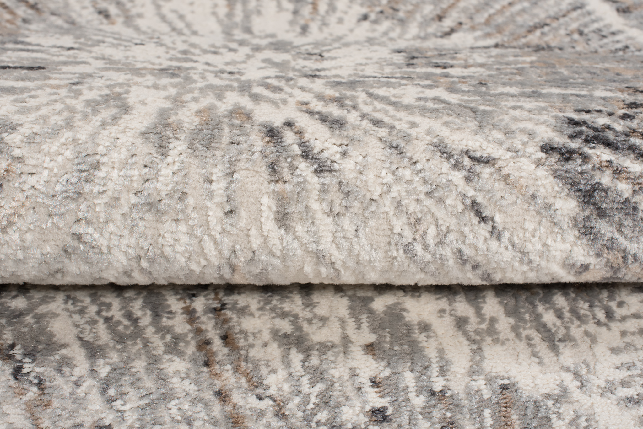 Alfombra Valley Gris Rojo Ladrillo Moderno Líneas