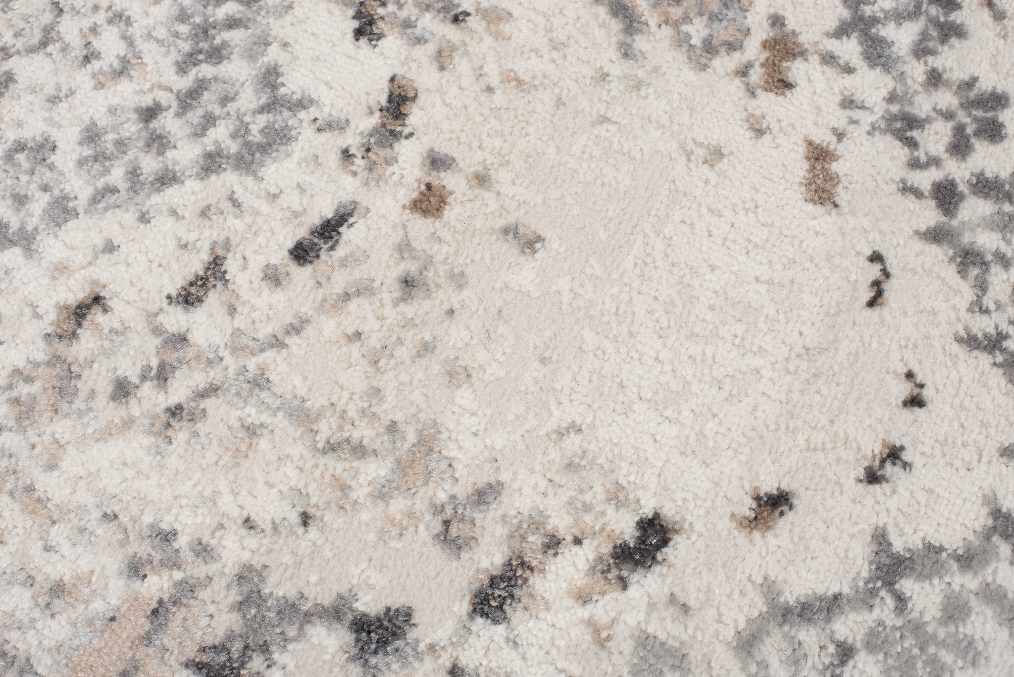 Alfombra Valley Gris Vintage Étnico Diamantes