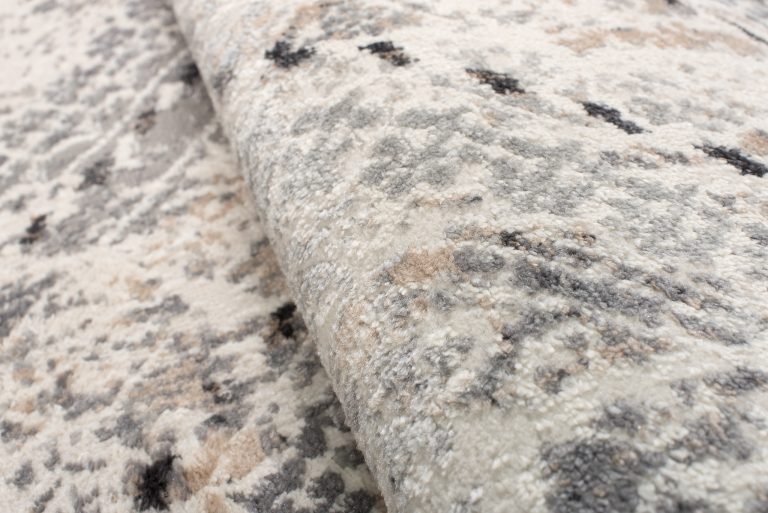 Alfombra Valley Gris Vintage Étnico Diamantes