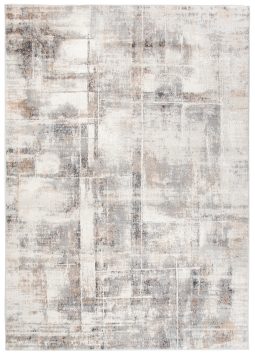 Alfombra Valley Gris Rojo Ladrillo Moderno Moteado