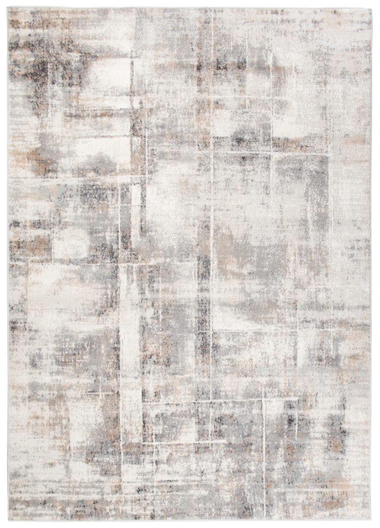 Alfombra Valley Gris Rojo Ladrillo Moderno Moteado